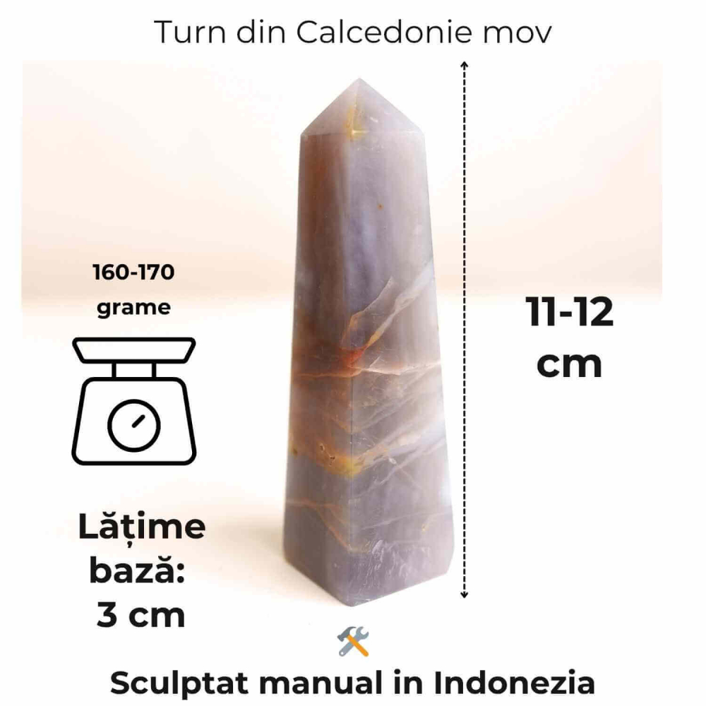 Turn din Calcedonie Mov – Claritate in ganduri, liniste in suflet [2]