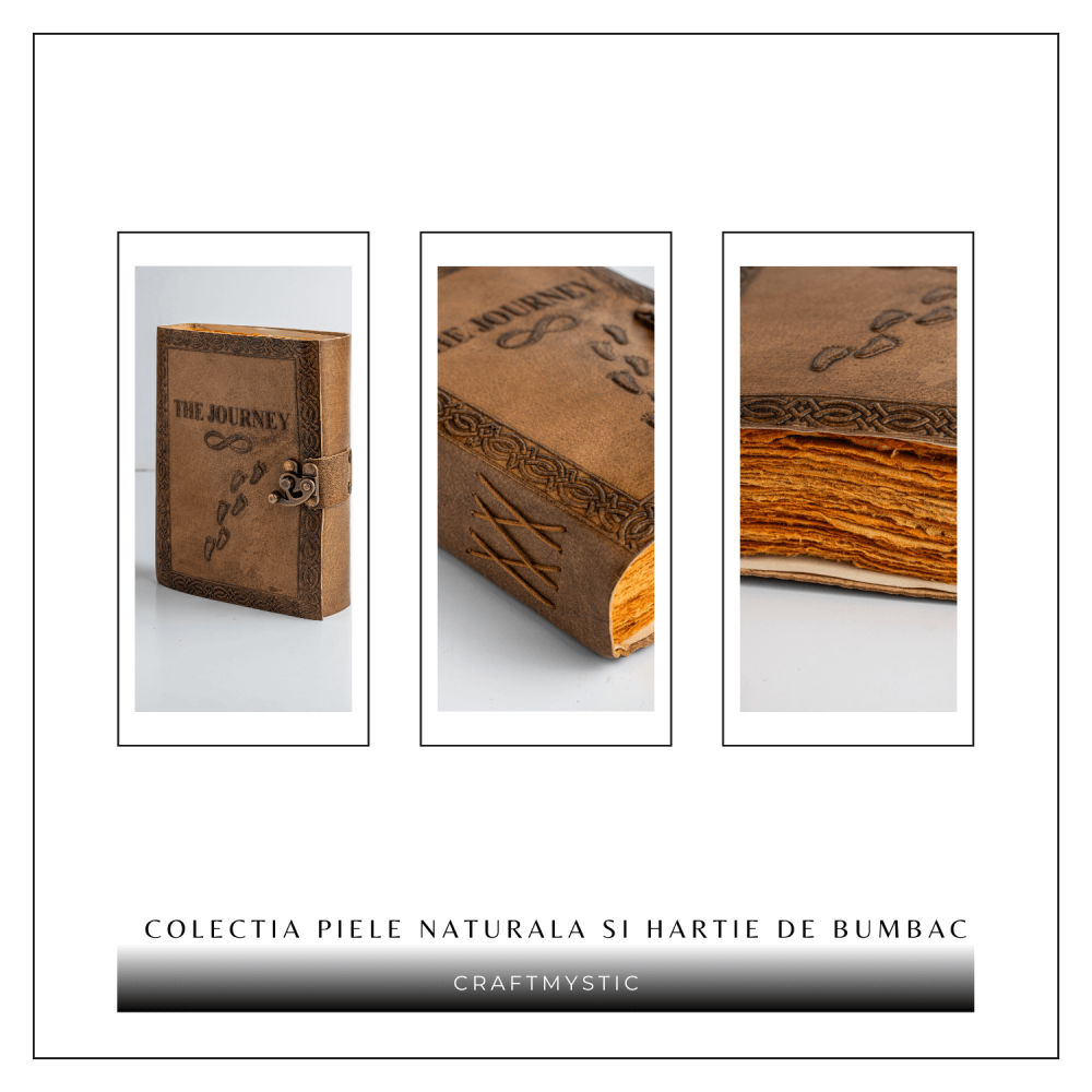 Calatoria Interioara – Jurnal din Piele Naturala si Hartie de Bumbac [9]