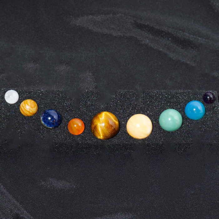 Set 9 planete in Sistemul Solar din pietre semipretioase – univers, stiinta, astrologie, meditatie [6]