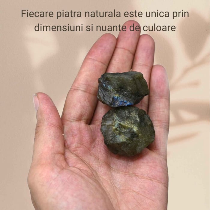 Labradorit Brut 6-7 cm Piatra Magiei, Intuitiei [4]