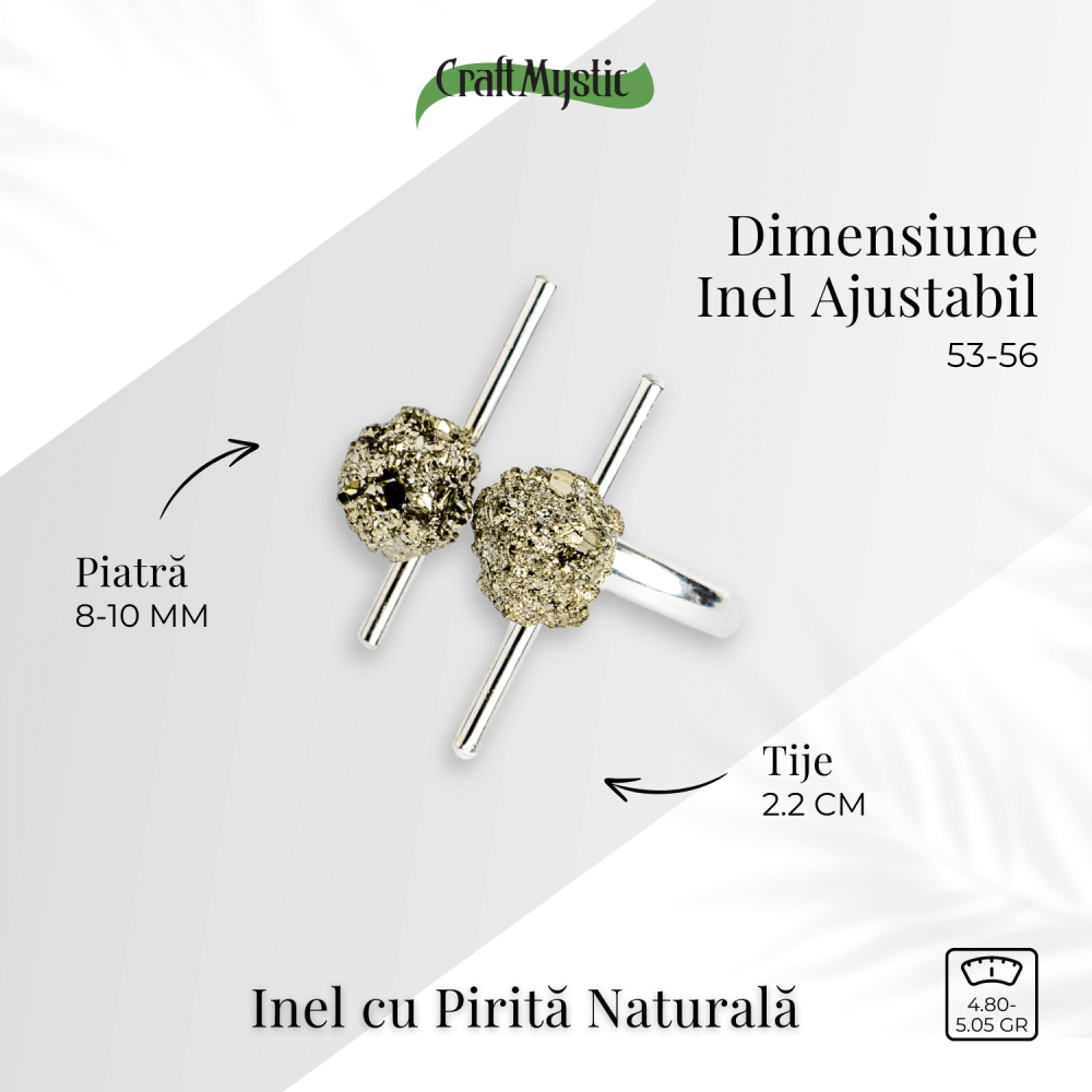 Inelul abilitatii si prosperitatii – Pirita naturala bruta [5]