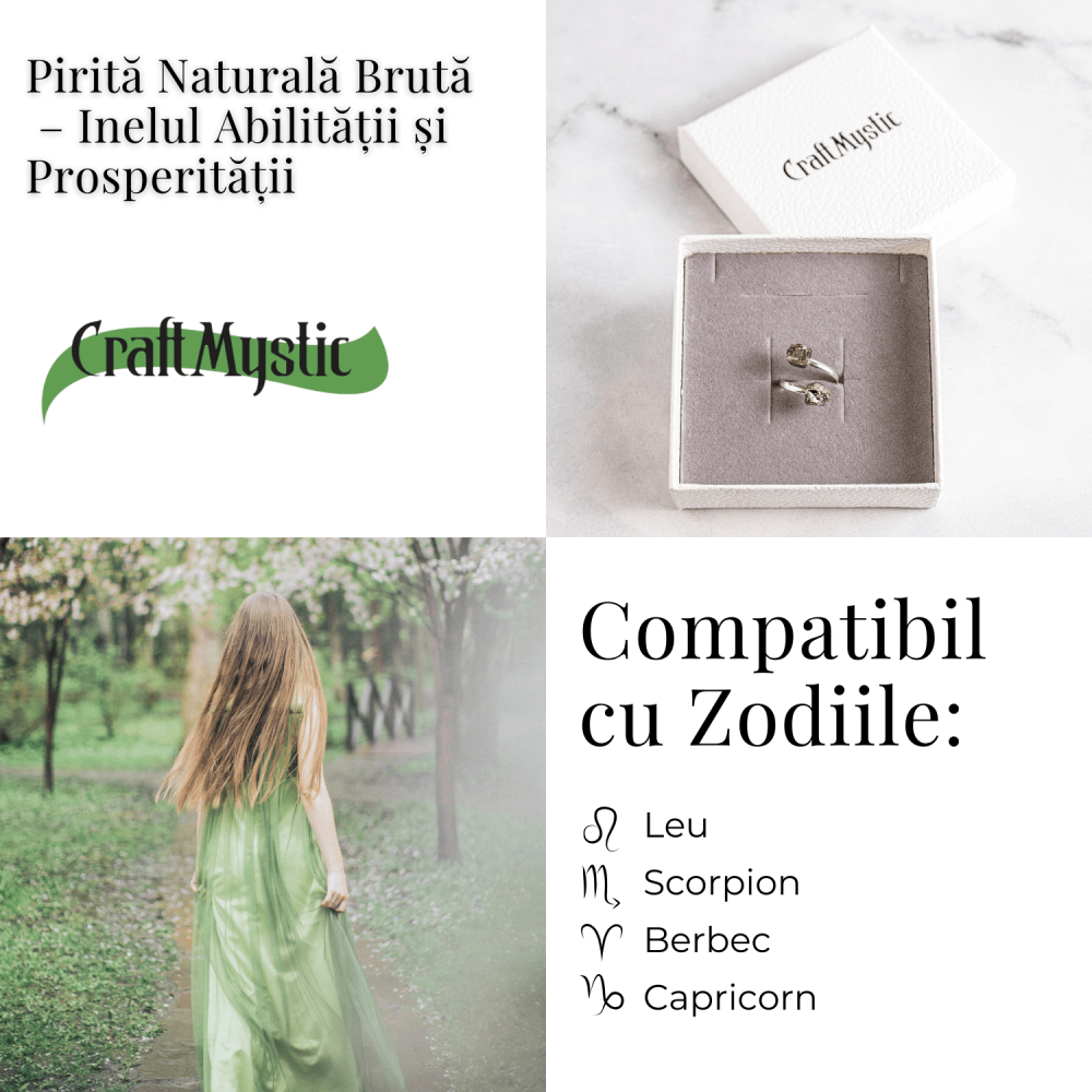 Inelul abilitatii si prosperitatii – Pirita naturala bruta [6]