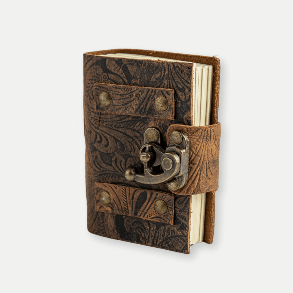 Talisman pentru Ganduri ,   Mini Jurnal cu Coperta din Piele