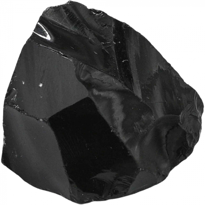 Cristal Obsidian Negru Natural Brut 6-7 cm: Pietre de Protectie si Echilibrare, Perfecte pentru Meditatie si Decor [6]