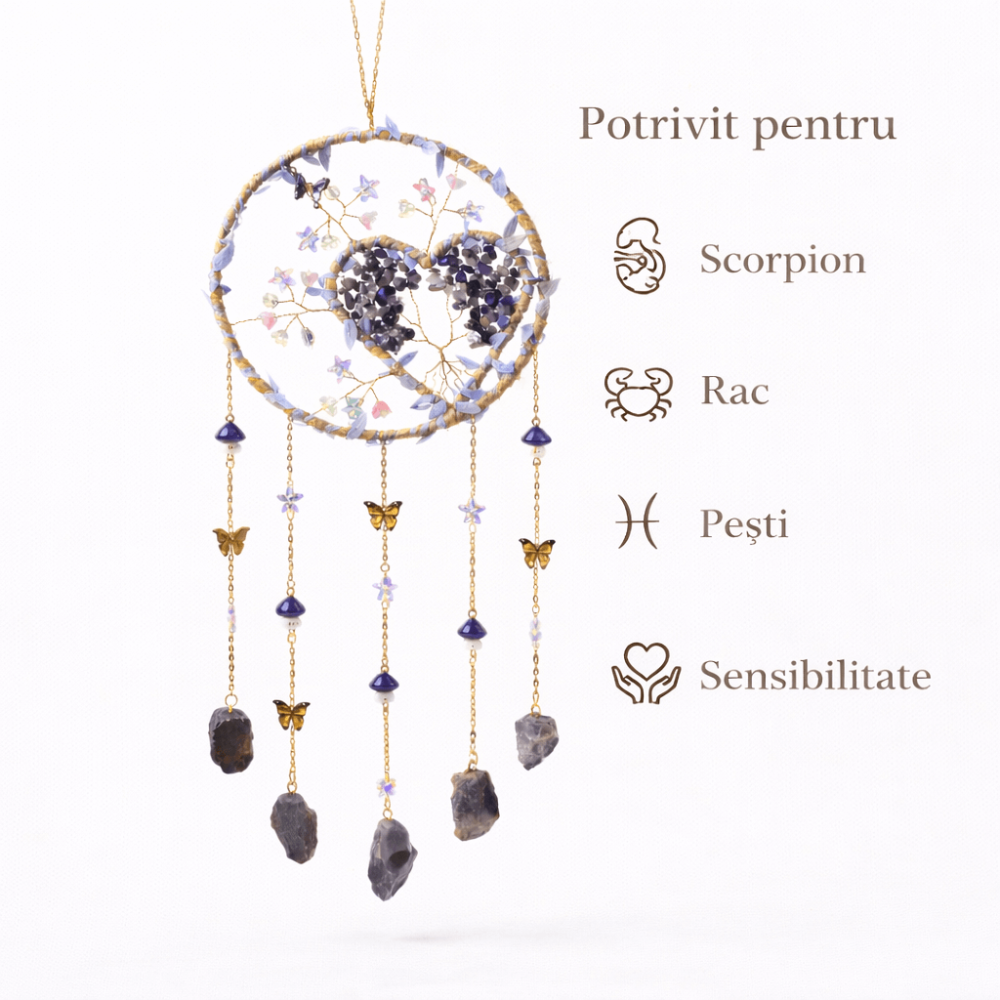 Dreamcatcher cu Ametist pentru liniste si echilibru interior [4]