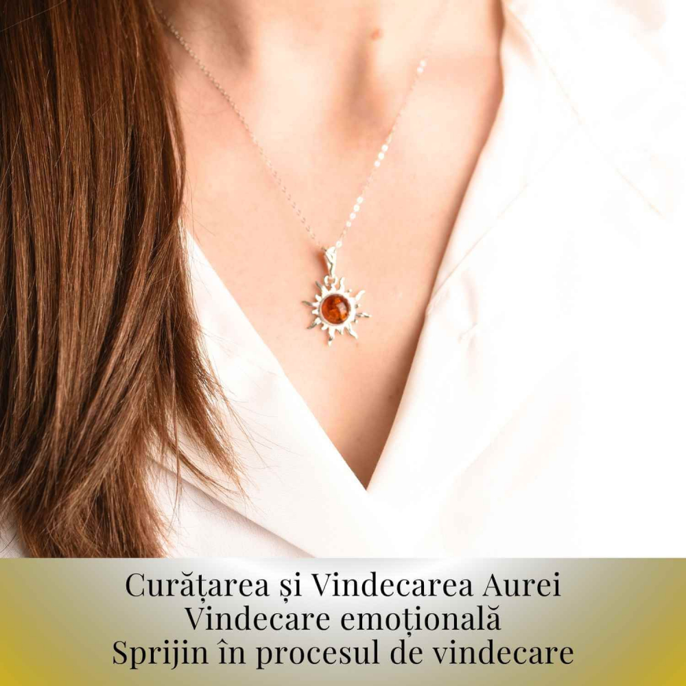 Colier argint 925 cu chihlimbar natural pentru echilibru si stil [6]