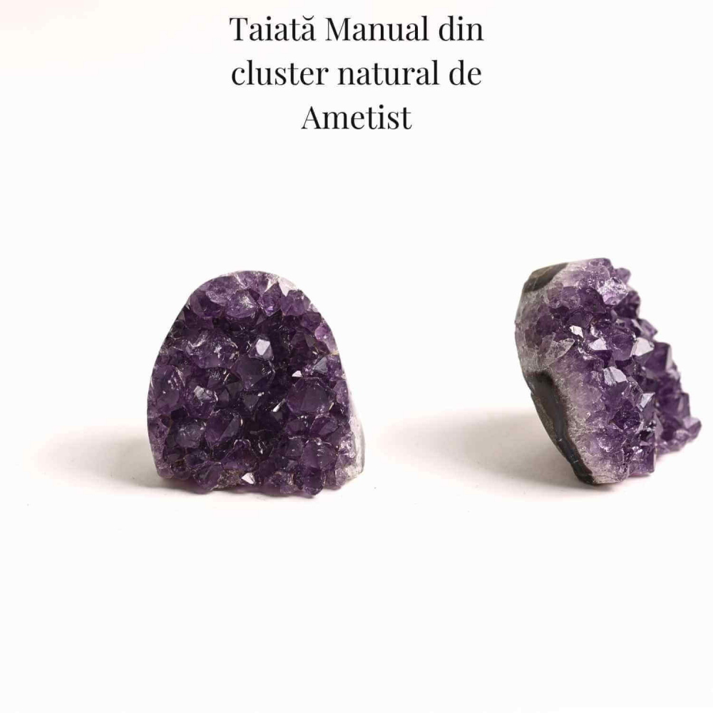 Geoda de ametist natural, taiata manual – Protectie si echilibru [5]