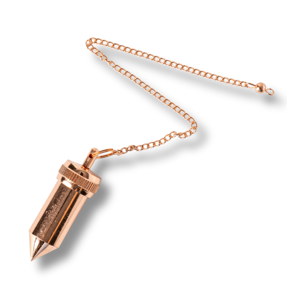 Pendul Cupru Hexagonal cu Filet ,   Protectie si Claritate Energetica