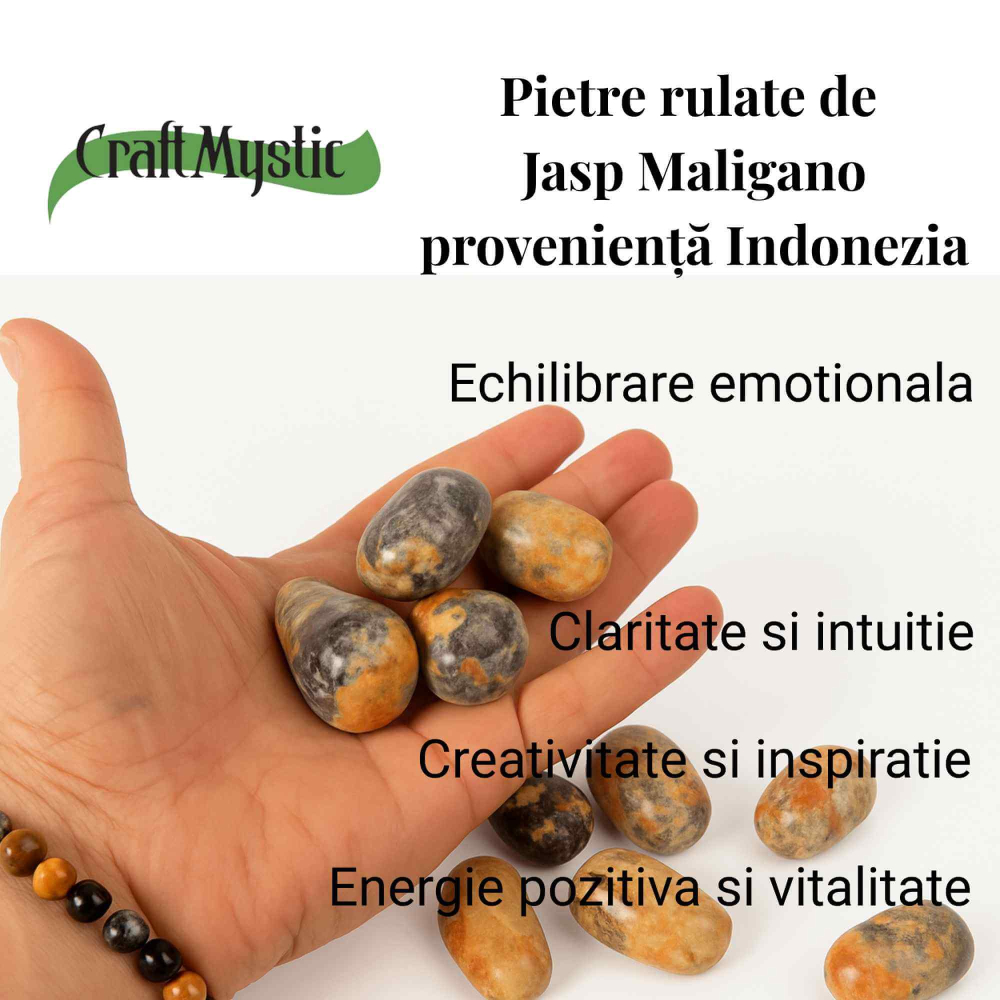 Piatra Naturala Jasp Maligano indonezian– Transformare, Echilibru si Regasire Interioara [2]