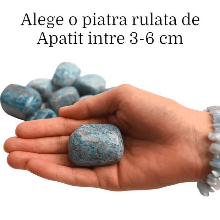 Piatra rulata din Apatit natural - Creativitate și Concentrare Mentală [4]