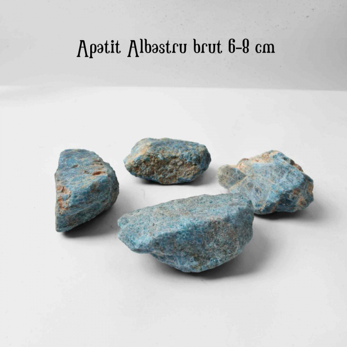 Piatra Bruta Naturala din Apatit Albastru - Diferite Dimensiuni [2]