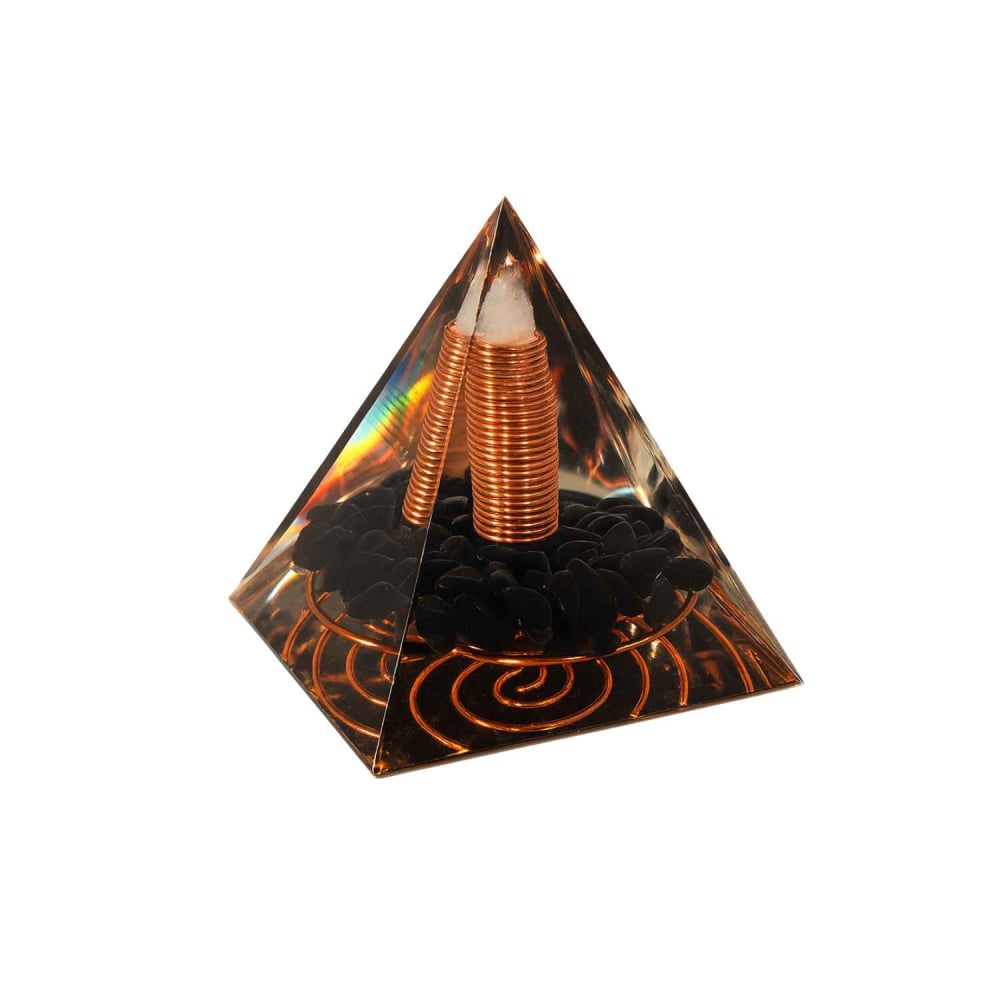 Piramida Orgonic Obsidian 60mm – Protectie, Claritate si Transformare Interioara [1]