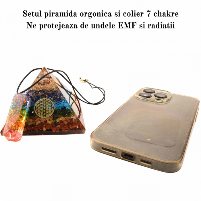 Piramida Orgonica cu 7 chakre - Generator de energie pozitiva, meditatie si echilibru spiritual [5]