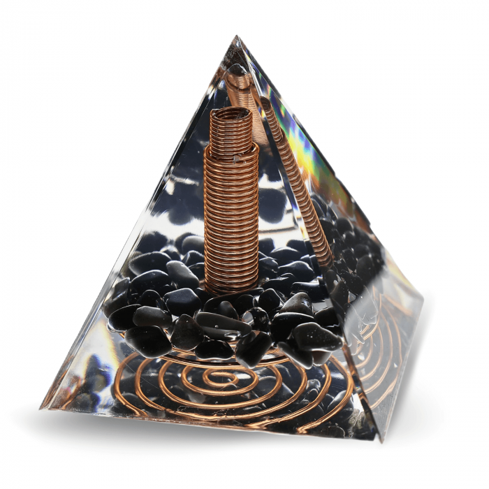 Piramida Orgonic Obsidian 60mm – Protectie, Claritate si Transformare Interioara [11]