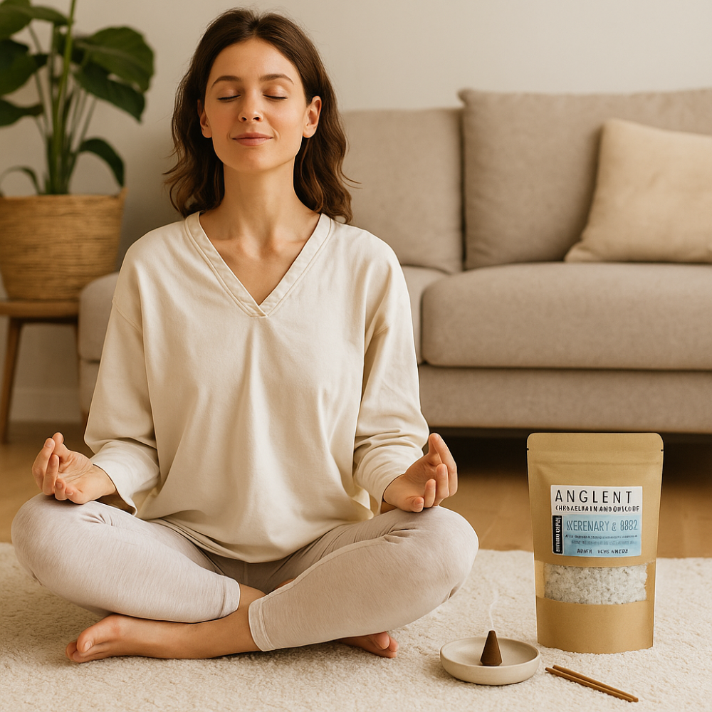 Sare de baie Himalaya 500g – Energizare cu Lamaie, Ghimbir si Portocala [2]