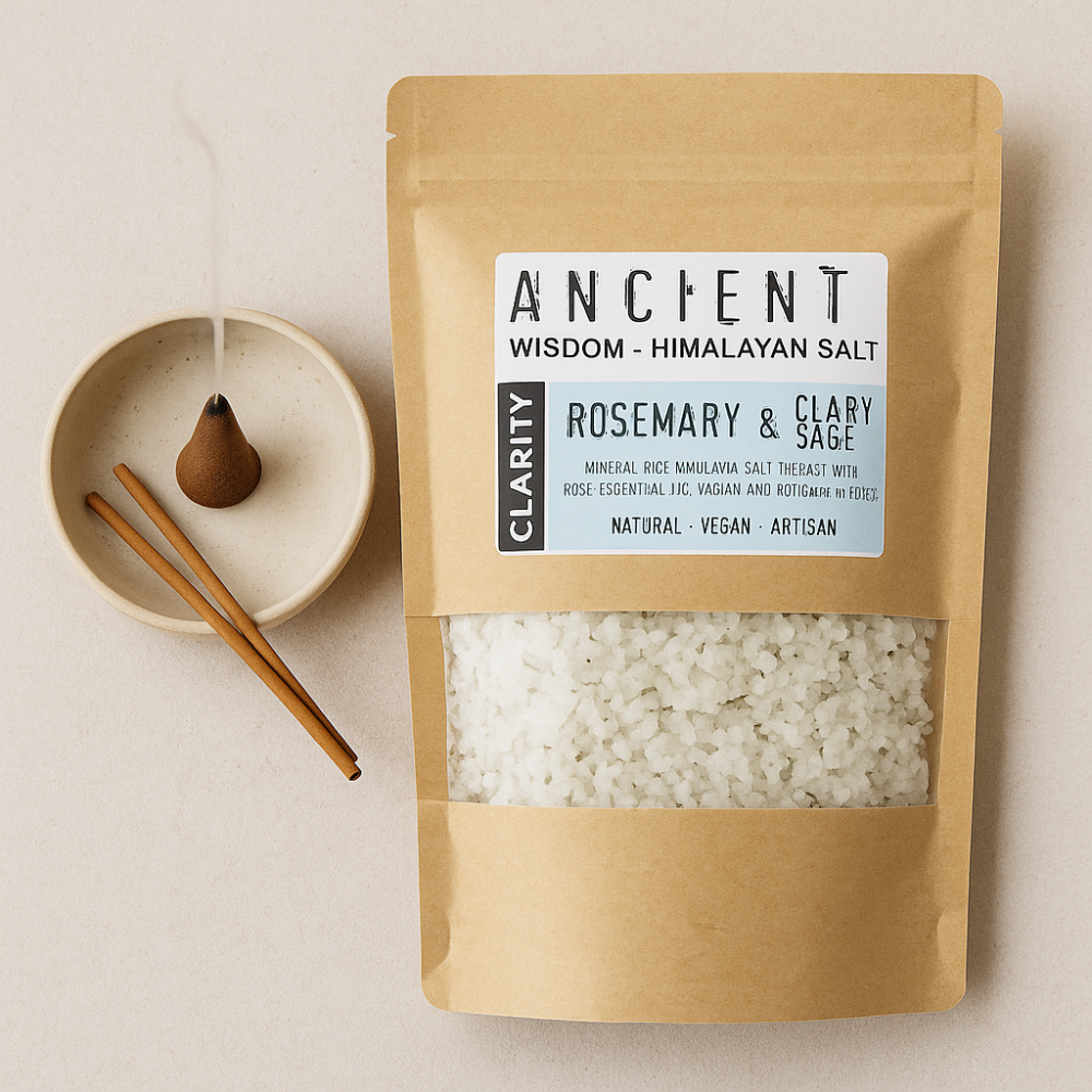 Sare de Baie Himalaya 500g – Claritate cu Rozmarin si Salvie Clara [3]