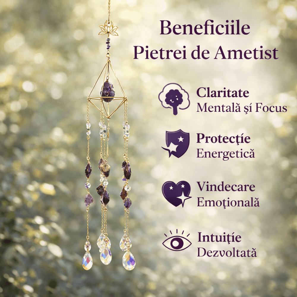 Ornament decorativ cu Ametist – un detaliu care aduce liniste si profunzime in spatiul tau [3]