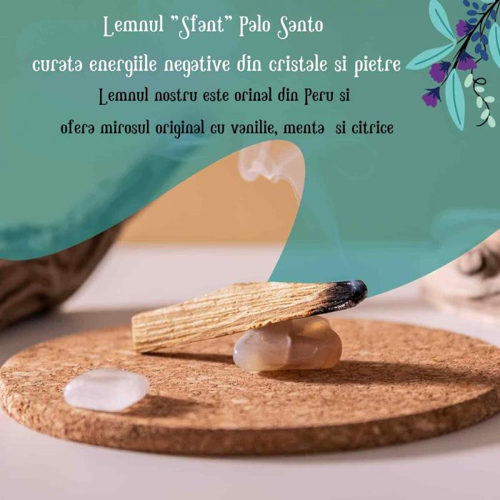Pachet 10 Bucati Lemn "Sfant" Palo Santo Original din Peru - Pentru Curatarea Cristalelor [6]