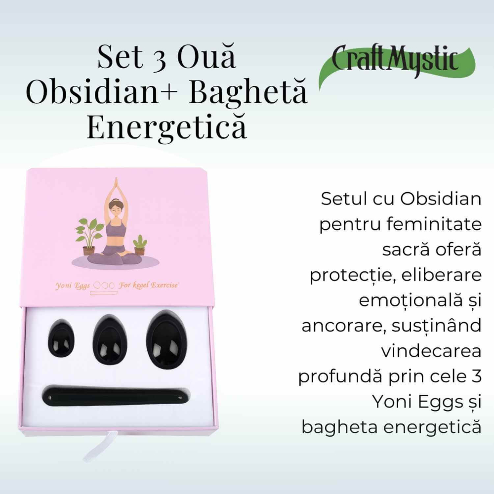 et Cristale Yoni din Obsidian Negru – Vindecare Feminin Sacra si Eliberare Energetica [2]