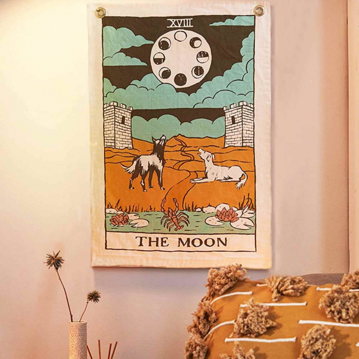 Set 3 Tapiserii cu semne spirituale, soare, luna, stea, – Pentru yoga, meditatie, decorarea camerei [5]