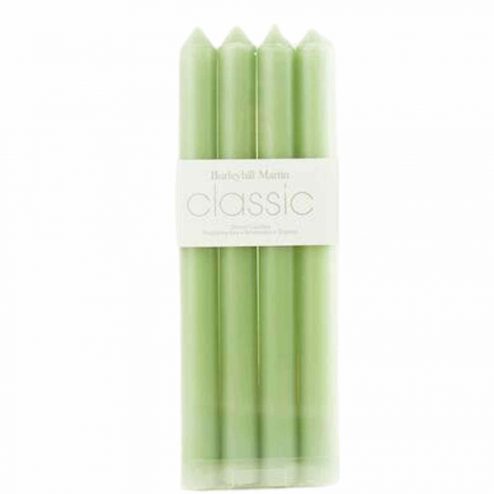 Set 4 Lumanari drepte verde lime de 25 cm - Lumanari  fara picurare si fara parfum - Perfecte ca lumanari pentru cina, ocazii speciale [6]