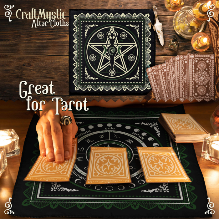 Set 2 Panze cu design unic pentru altar magic - Decor perete [2]