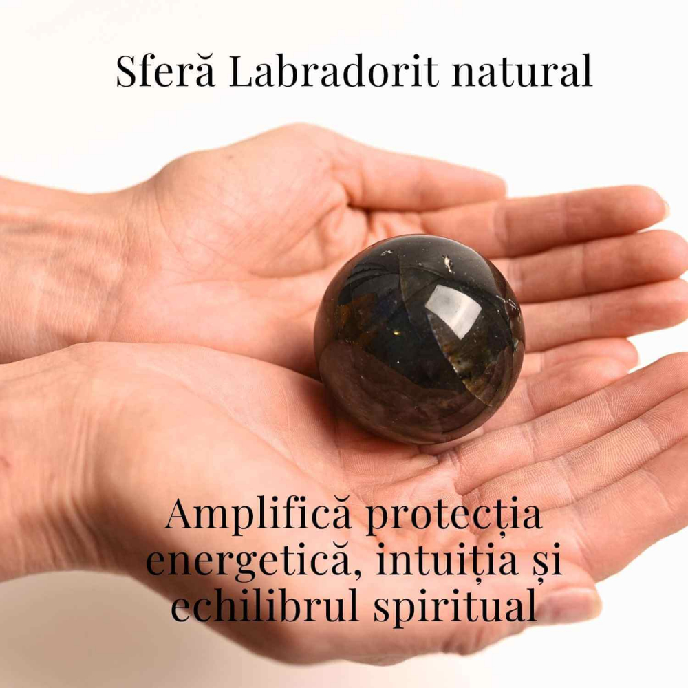 Sfera Labradorit 55-60mm - Protectie si Intuitie Amplificata [2]