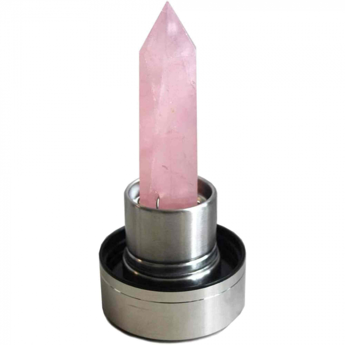 Sticla de apa cu varf de cristal Ametist – 550 ml [2]