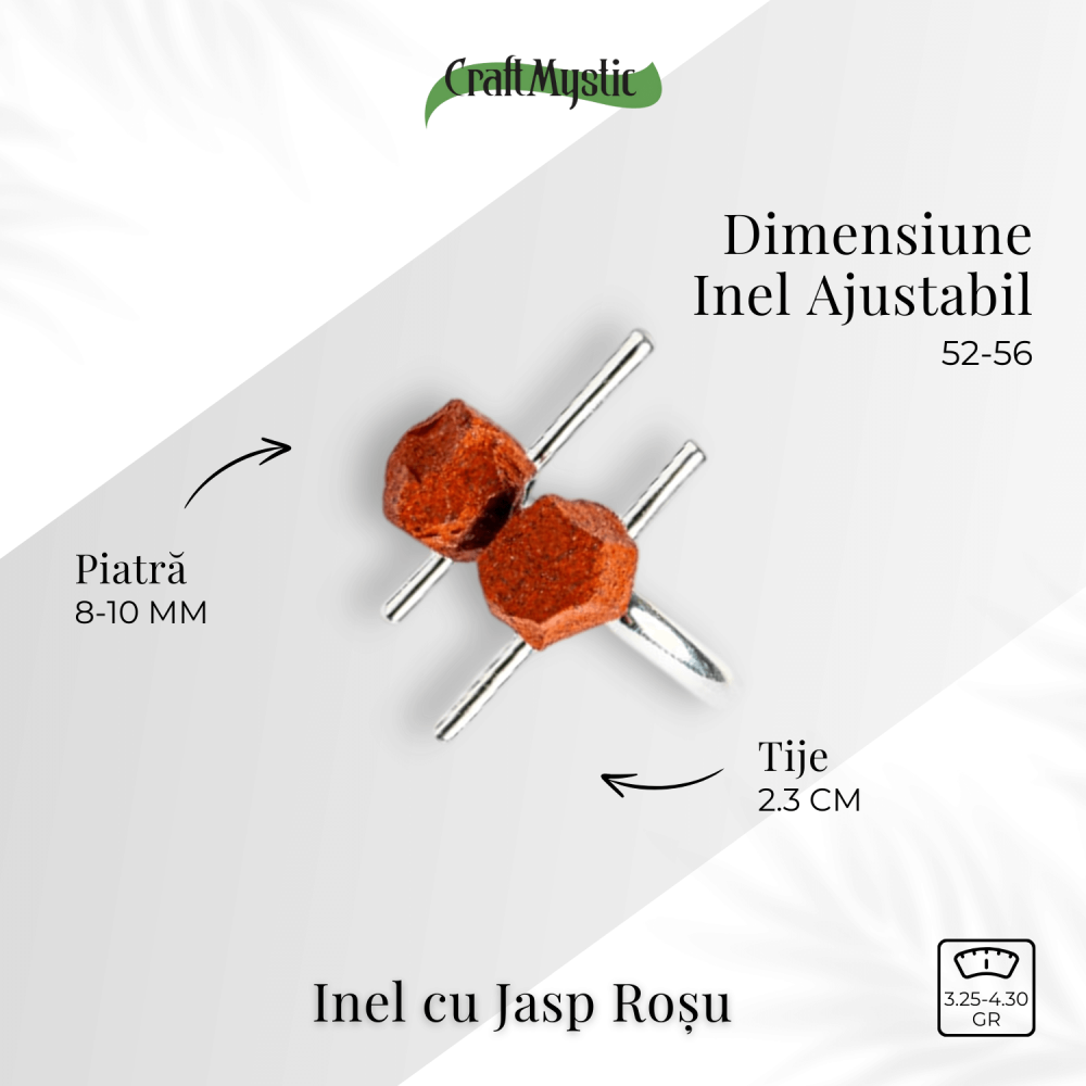 Forta interioara in forma bruta – Inel cu jasp rosu [4]