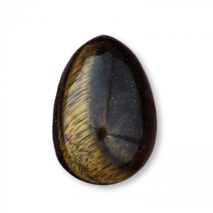 Ou Handmade de 50mm din Piatra Naturala de Ochi de Tigru [10]