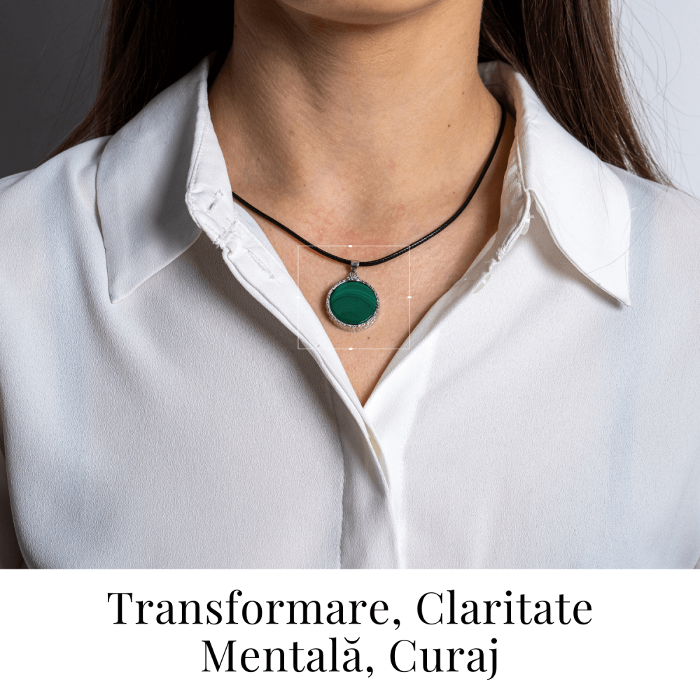 Puterea transformarii – Colier cu malachit pentru claritate si curaj [2]