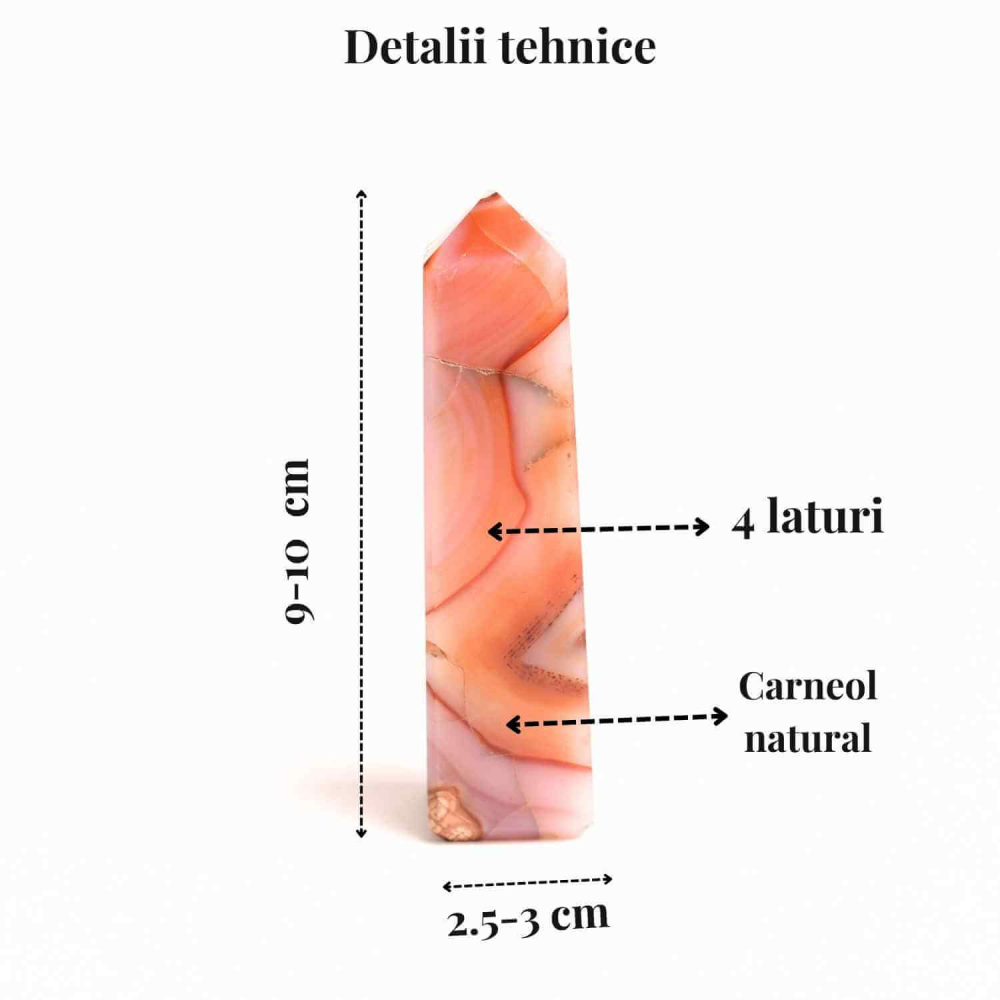 Turn din Carneol cu 4 laturi – Energie, curaj si prosperitate [3]