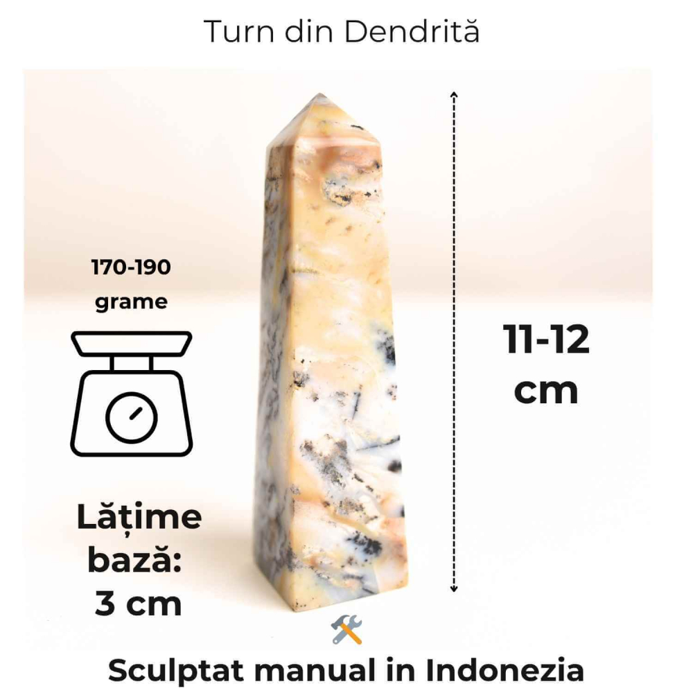 Turn din Agat Dendritic – Sustinere blanda pentru sufletul tau [2]