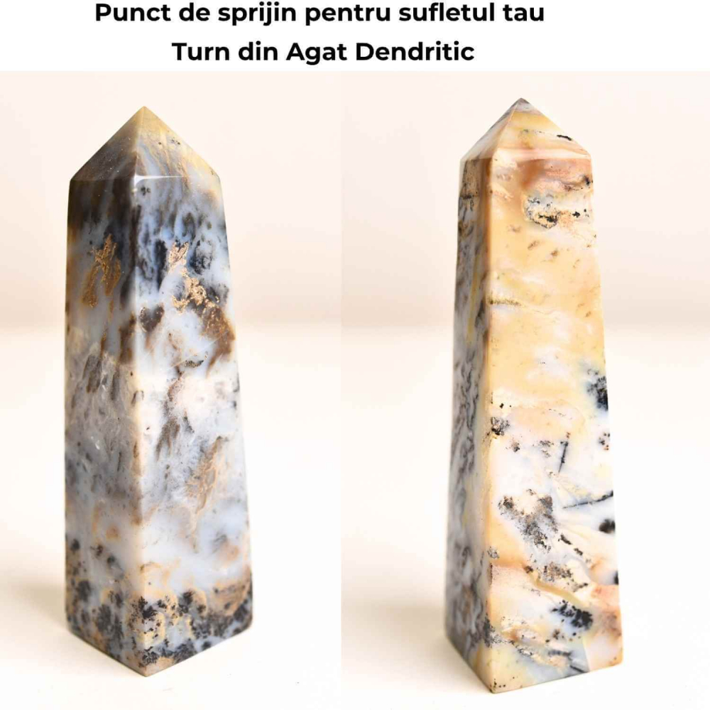 Turn din Agat Dendritic – Sustinere blanda pentru sufletul tau [4]