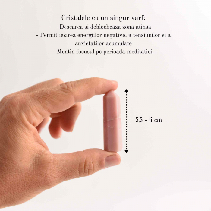 Varf de Cristal 6 cm pentru cele 12 zodii - Pietre semipretioase specifice zodiei - Un cadou deosebit [2]