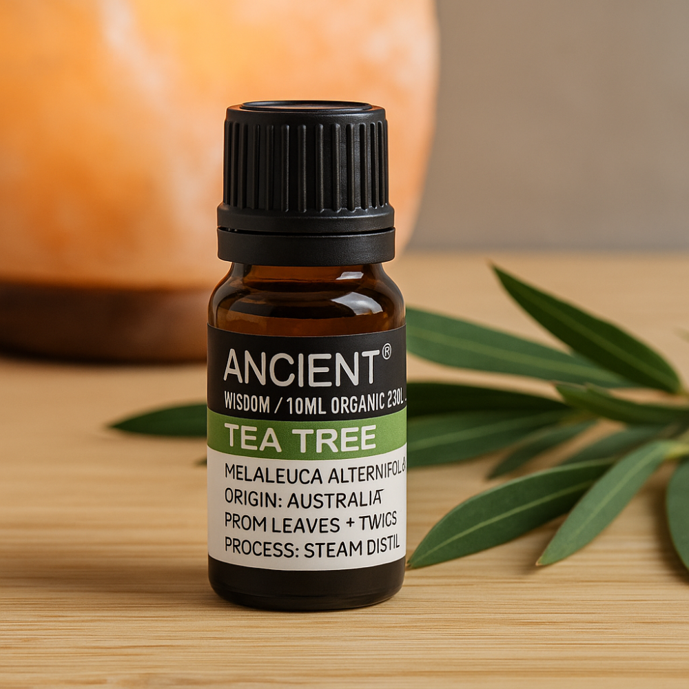 Ulei esential organic Tea Tree 10 ml (Melaleuca alternifolia) – purifiant pentru difuzor, ten si scalp (diluat) [3]