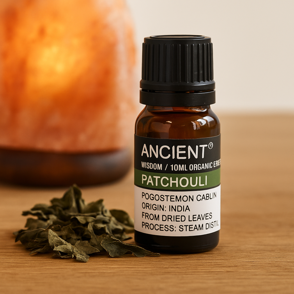 Ulei esential organic Patchouli 10 ml (Pogostemon cablin) – aroma orientala, pentru difuzor, parfumare & masaj (diluat) [2]