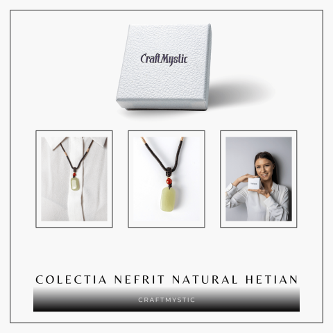 Armonie si Protectie – Colier din Jad Hetian (Nefrit) Natural [7]