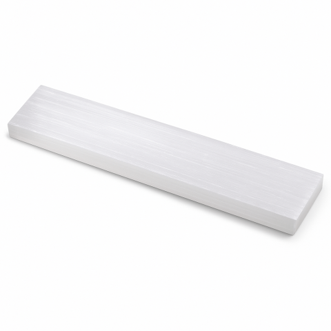 Claritate Mentala si Focus - Bagheta de Selenit 12x2 cm Curata si Incarca cristalele si pietrele semipretioase