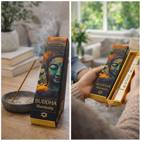 Banjara Buddha – Harmony – Betisoare parfumate naturale pentru echilibru si calm interior [2]