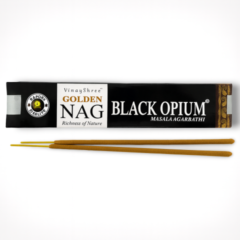 Aromaterapie - Betisoare Parfumate Golden Nag Black Opium – Aroma Misterului si Transformarii Interioare