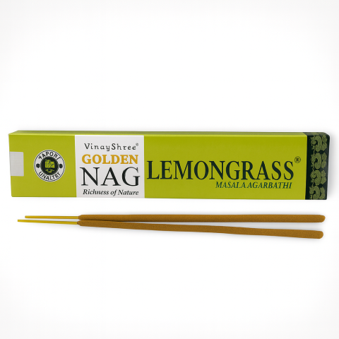 Aromaterapie - Golden Nag Lemongrass – Aroma Purificatoare pentru Claritate si Energie Pozitiva