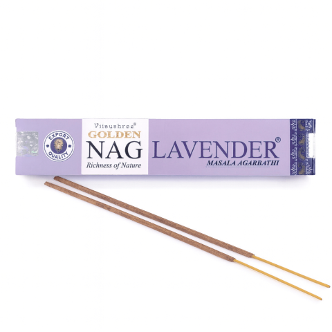 Aromaterapie - Betisoare Parfumate Golden Nag Lavender – Aromaterapie, Linsite, Purificare Energetica