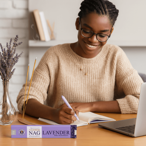 Betisoare Parfumate Golden Nag Lavender – Aromaterapie, Linsite, Purificare Energetica [2]