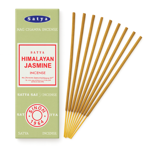 Aromaterapie - Satya Incense Sticks Himalayan Jasmine 15g – parfum iasomie
