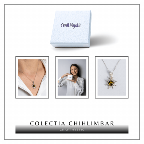 Puterea soarelui – Colier solar din argint 925 cu chihlimbar natural [5]