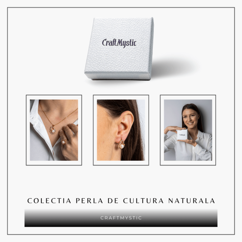 Set elegant cu perla naturala – Stralucire si feminitate intr-un singur gest [5]