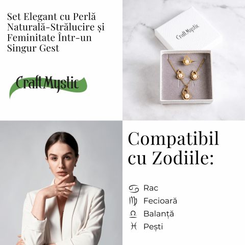 Set elegant cu perla naturala – Stralucire si feminitate intr-un singur gest [7]