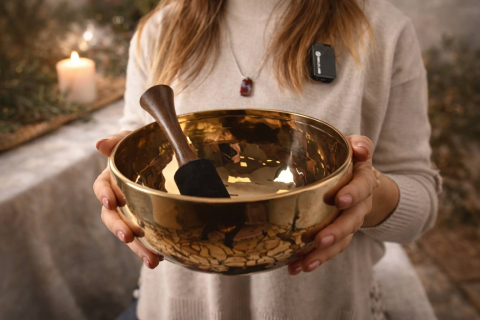 Bol Tibetan Extra Mare din Cupru Nobil – Instrument de Armonizare, Vindecare si Echilibru Energetic [1]