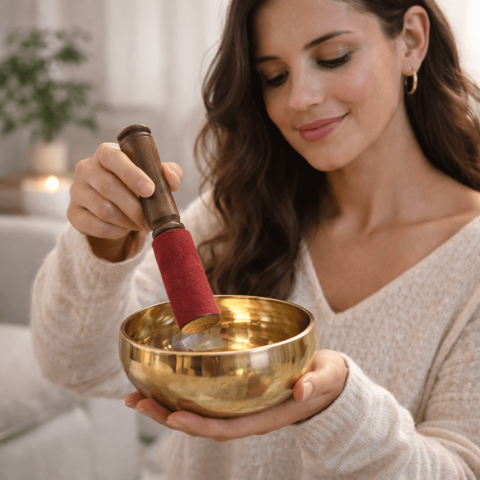 Bol Tibetan Mic din Cupru si Cositor – Instrument de Armonizare, Calm si Echilibru Interior [1]